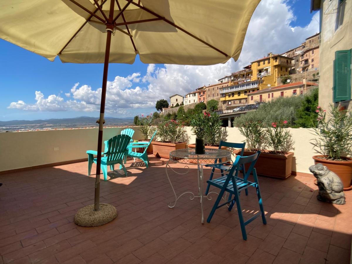 Апартаменты La Terrazza Di Re Скарлино Экстерьер фото